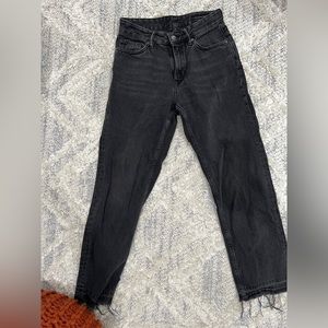 Allsaints distressed straight jeans size 27